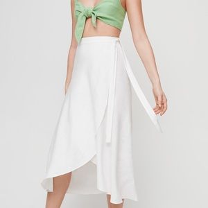 Wilfred by Aritzia Eleta Linen Skirt